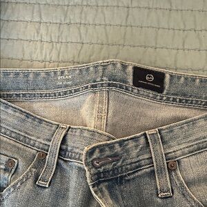 AG Light Blue Slim Straight Jeans
